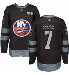 Mens Adidas New York Islanders 7 Jordan Eberle Authentic Black 1917 2017 100th Anniversary NHL Jersey Mens Adidas New York Islanders 7 Jordan Eberle Authentic Black 1917 2017 100th Anniversary NHL Jersey
