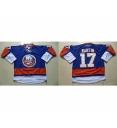 New York Islanders #17 Matt Martin Baby Blue Stitched NHL Jersey New York Islanders #17 Matt Martin Baby Blue Stitched NHL Jersey