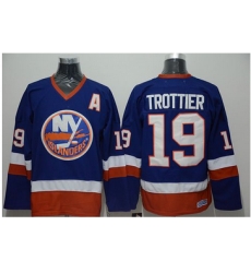 New York Islanders #19 Bryan Trottier Stitched Baby Blue CCM Throwback NHL Jersey New York Islanders #19 Bryan Trottier Stitched Baby Blue CCM Throwback NHL Jersey