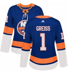 Womens Adidas New York Islanders 1 Thomas Greiss Authentic Royal Blue Home NHL Jersey Womens Adidas New York Islanders 1 Thomas Greiss Authentic Royal Blue Home NHL Jersey