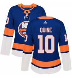 Womens Adidas New York Islanders 10 Alan Quine Premier Royal Blue Home NHL Jersey Womens Adidas New York Islanders 10 Alan Quine Premier Royal Blue Home NHL Jersey