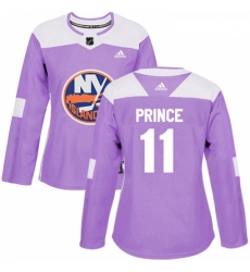 Womens Adidas New York Islanders 11 Shane Prince Authentic Purple Fights Cancer Practice NHL Jersey Womens Adidas New York Islanders 11 Shane Prince Authentic Purple Fights Cancer Practice NHL Jersey
