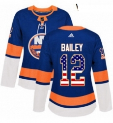 Womens Adidas New York Islanders 12 Josh Bailey Authentic Royal Blue USA Flag Fashion NHL Jersey Womens Adidas New York Islanders 12 Josh Bailey Authentic Royal Blue USA Flag Fashion NHL Jersey