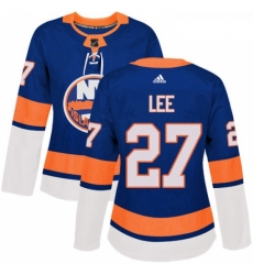 Womens Adidas New York Islanders 27 Anders Lee Premier Royal Blue Home NHL Jersey Womens Adidas New York Islanders 27 Anders Lee Premier Royal Blue Home NHL Jersey