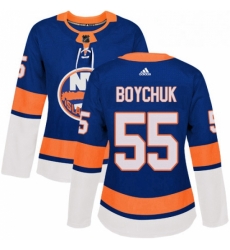 Womens Adidas New York Islanders 55 Johnny Boychuk Authentic Royal Blue Home NHL Jersey Womens Adidas New York Islanders 55 Johnny Boychuk Authentic Royal Blue Home NHL Jersey
