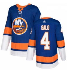 Youth Adidas New York Islanders 4 Robin Salo Premier Royal Blue Home NHL Jersey Youth Adidas New York Islanders 4 Robin Salo Premier Royal Blue Home NHL Jersey