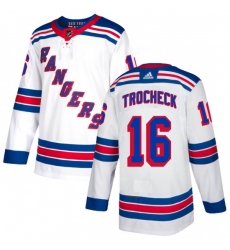 Men New York Rangers Vincent Trocheck 16 White Adidas Jersey Men New York Rangers Vincent Trocheck 16 White Adidas Jersey