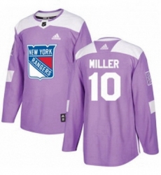 Mens Adidas New York Rangers 10 JT Miller Authentic Purple Fights Cancer Practice NHL Jersey Mens Adidas New York Rangers 10 JT Miller Authentic Purple Fights Cancer Practice NHL Jersey