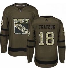 Mens Adidas New York Rangers 18 Walt Tkaczuk Authentic Green Salute to Service NHL Jersey Mens Adidas New York Rangers 18 Walt Tkaczuk Authentic Green Salute to Service NHL Jersey