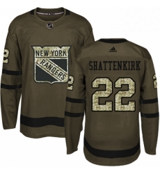 Mens Adidas New York Rangers 22 Kevin Shattenkirk Authentic Green Salute to Service NHL Jersey Mens Adidas New York Rangers 22 Kevin Shattenkirk Authentic Green Salute to Service NHL Jersey