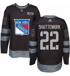 Mens Adidas New York Rangers 22 Kevin Shattenkirk Premier Black 1917 2017 100th Anniversary NHL Jersey Mens Adidas New York Rangers 22 Kevin Shattenkirk Premier Black 1917 2017 100th Anniversary NHL Jersey