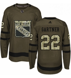 Mens Adidas New York Rangers 22 Mike Gartner Premier Green Salute to Service NHL Jersey Mens Adidas New York Rangers 22 Mike Gartner Premier Green Salute to Service NHL Jersey