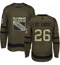Mens Adidas New York Rangers 26 Martin St Louis Authentic Green Salute to Service NHL Jersey Mens Adidas New York Rangers 26 Martin St Louis Authentic Green Salute to Service NHL Jersey