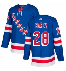 Mens Adidas New York Rangers 28 Paul Carey Premier Royal Blue Home NHL Jersey Mens Adidas New York Rangers 28 Paul Carey Premier Royal Blue Home NHL Jersey