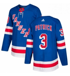 Mens Adidas New York Rangers 3 James Patrick Authentic Royal Blue Home NHL Jersey Mens Adidas New York Rangers 3 James Patrick Authentic Royal Blue Home NHL Jersey