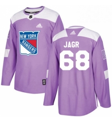 Mens Adidas New York Rangers 68 Jaromir Jagr Authentic Purple Fights Cancer Practice NHL Jersey Mens Adidas New York Rangers 68 Jaromir Jagr Authentic Purple Fights Cancer Practice NHL Jersey
