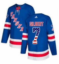 Mens Adidas New York Rangers 7 Rod Gilbert Authentic Royal Blue USA Flag Fashion NHL Jersey Mens Adidas New York Rangers 7 Rod Gilbert Authentic Royal Blue USA Flag Fashion NHL Jersey