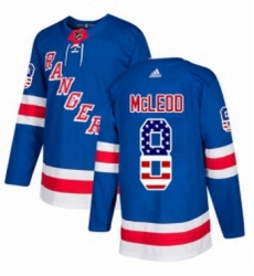 Mens Adidas New York Rangers 8 Cody McLeod Authentic Royal Blue USA Flag Fashion NHL Jersey Mens Adidas New York Rangers 8 Cody McLeod Authentic Royal Blue USA Flag Fashion NHL Jersey