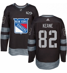 Mens Adidas New York Rangers 82 Joey Keane Authentic Black 1917 2017 100th Anniversary NHL Jersey Mens Adidas New York Rangers 82 Joey Keane Authentic Black 1917 2017 100th Anniversary NHL Jersey