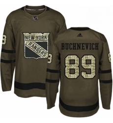 Mens Adidas New York Rangers 89 Pavel Buchnevich Authentic Green Salute to Service NHL Jersey Mens Adidas New York Rangers 89 Pavel Buchnevich Authentic Green Salute to Service NHL Jersey