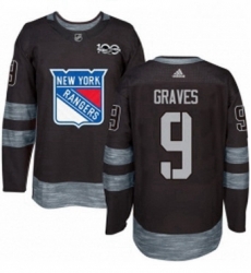 Mens Adidas New York Rangers 9 Adam Graves Authentic Black 1917 2017 100th Anniversary NHL Jersey Mens Adidas New York Rangers 9 Adam Graves Authentic Black 1917 2017 100th Anniversary NHL Jersey