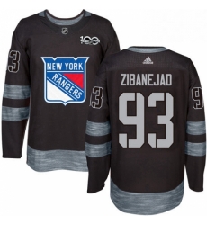 Mens Adidas New York Rangers 93 Mika Zibanejad Authentic Black 1917 2017 100th Anniversary NHL Jersey Mens Adidas New York Rangers 93 Mika Zibanejad Authentic Black 1917 2017 100th Anniversary NHL Jersey