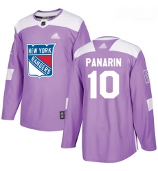 Rangers #10 Artemi Panarin Purple Authentic Fights Cancer Stitched Hockey Jersey Rangers #10 Artemi Panarin Purple Authentic Fights Cancer Stitched Hockey Jersey