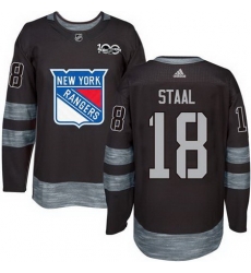 Rangers #18 Marc Staal Black 1917 2017 100th Anniversary Stitched NHL Jersey Rangers #18 Marc Staal Black 1917 2017 100th Anniversary Stitched NHL Jersey
