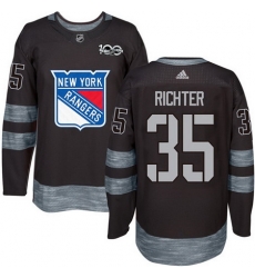 Rangers #35 Mike Richter Black 1917 2017 100th Anniversary Stitched NHL Jersey Rangers #35 Mike Richter Black 1917 2017 100th Anniversary Stitched NHL Jersey