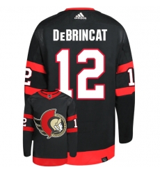 Men Ottawa Senators 12 Alex DeBrincat 2021 Black Stitched Home Jersey Men Ottawa Senators 12 Alex DeBrincat 2021 Black Stitched Home Jersey