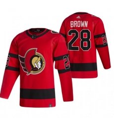 Men Ottawa Senators 28 Connor Brown Red Adidas 2020 21 Reverse Retro Alternate NHL Jersey Men Ottawa Senators 28 Connor Brown Red Adidas 2020 21 Reverse Retro Alternate NHL Jersey
