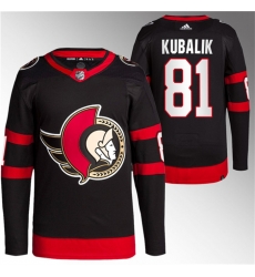 Men Ottawa Senators 81 Dominik Kubalik Black Premier Breakaway Stitched Jersey Men Ottawa Senators 81 Dominik Kubalik Black Premier Breakaway Stitched Jersey