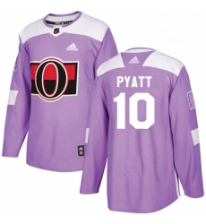 Mens Adidas Ottawa Senators 10 Tom Pyatt Authentic Purple Fights Cancer Practice NHL Jersey Mens Adidas Ottawa Senators 10 Tom Pyatt Authentic Purple Fights Cancer Practice NHL Jersey