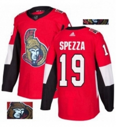 Mens Adidas Ottawa Senators 19 Jason Spezza Authentic Red Fashion Gold NHL Jersey Mens Adidas Ottawa Senators 19 Jason Spezza Authentic Red Fashion Gold NHL Jersey