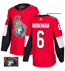 Mens Adidas Ottawa Senators 6 Chris Wideman Authentic Red Fashion Gold NHL Jersey Mens Adidas Ottawa Senators 6 Chris Wideman Authentic Red Fashion Gold NHL Jersey