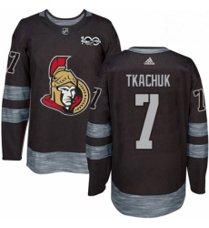 Mens Adidas Ottawa Senators 7 Brady Tkachuk Authentic Black 1917 2017 100th Anniversary NHL Jersey Mens Adidas Ottawa Senators 7 Brady Tkachuk Authentic Black 1917 2017 100th Anniversary NHL Jersey