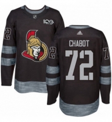 Mens Adidas Ottawa Senators 72 Thomas Chabot Authentic Black 1917 2017 100th Anniversary NHL Jersey Mens Adidas Ottawa Senators 72 Thomas Chabot Authentic Black 1917 2017 100th Anniversary NHL Jersey