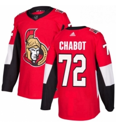 Mens Adidas Ottawa Senators 72 Thomas Chabot Authentic Red Home NHL Jersey Mens Adidas Ottawa Senators 72 Thomas Chabot Authentic Red Home NHL Jersey