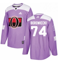 Mens Adidas Ottawa Senators 74 Mark Borowiecki Authentic Purple Fights Cancer Practice NHL Jersey Mens Adidas Ottawa Senators 74 Mark Borowiecki Authentic Purple Fights Cancer Practice NHL Jersey