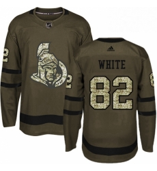 Mens Adidas Ottawa Senators 82 Colin White Authentic Green Salute to Service NHL Jersey Mens Adidas Ottawa Senators 82 Colin White Authentic Green Salute to Service NHL Jersey