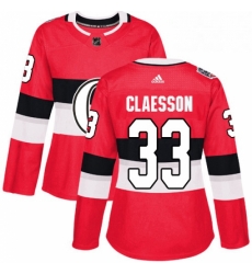 Womens Adidas Ottawa Senators 33 Fredrik Claesson Authentic Red 2017 100 Classic NHL Jersey Womens Adidas Ottawa Senators 33 Fredrik Claesson Authentic Red 2017 100 Classic NHL Jersey