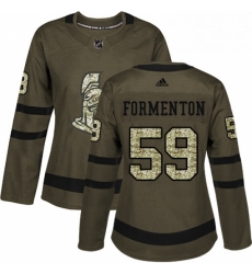 Womens Adidas Ottawa Senators 59 Alex Formenton Authentic Green Salute to Service NHL Jersey Womens Adidas Ottawa Senators 59 Alex Formenton Authentic Green Salute to Service NHL Jersey