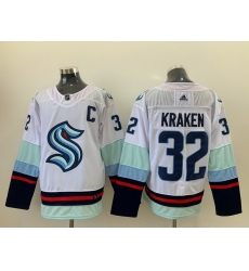 Men Seattle Kraken 32 Seattle Kraken White Adidas Jersey Men Seattle Kraken 32 Seattle Kraken White Adidas Jersey