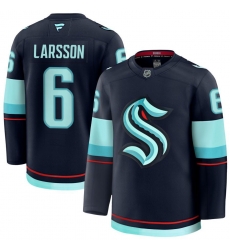 Men Seattle Kraken 6 Adam Larsson Navy 2024 25 Home Stitched Hockey Jersey Men Seattle Kraken 6 Adam Larsson Navy 2024 25 Home Stitched Hockey Jersey