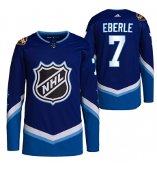 Men Seattle Kraken 7 Jordan Eberle 2022 All Star Blue Stitched Jersey Men Seattle Kraken 7 Jordan Eberle 2022 All Star Blue Stitched Jersey