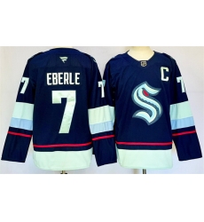 Men Seattle Kraken 7 Jordan Eberle Navy 2024 25 Home Stitched Hockey Jersey Men Seattle Kraken 7 Jordan Eberle Navy 2024 25 Home Stitched Hockey Jersey