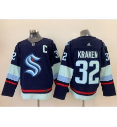 Seattle Kraken 32 Kraken Navy Adidas Jersey Seattle Kraken 32 Kraken Navy Adidas Jersey
