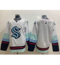 Seattle Kraken Blank White Adidas Jersey Seattle Kraken Blank White Adidas Jersey