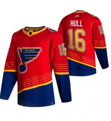 Men St Louis Blues 16 Brett Hull Red Adidas 2020 21 Reverse Retro Alternate NHL Jersey Men St Louis Blues 16 Brett Hull Red Adidas 2020 21 Reverse Retro Alternate NHL Jersey