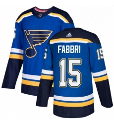 Mens Adidas St Louis Blues 15 Robby Fabbri Authentic Royal Blue Home NHL Jersey Mens Adidas St Louis Blues 15 Robby Fabbri Authentic Royal Blue Home NHL Jersey